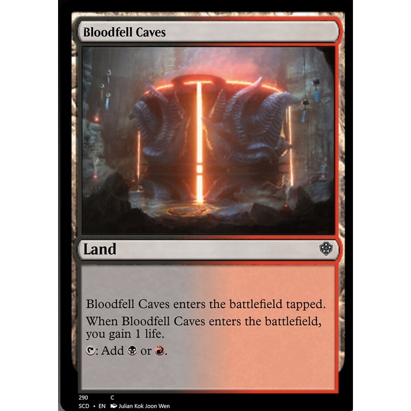 Bloodfell Caves [Starter Commander Decks]