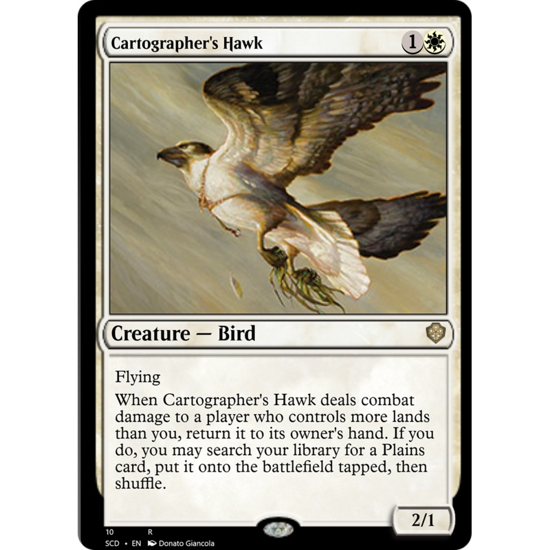 Cartographer's Hawk [Starter Commander Decks]