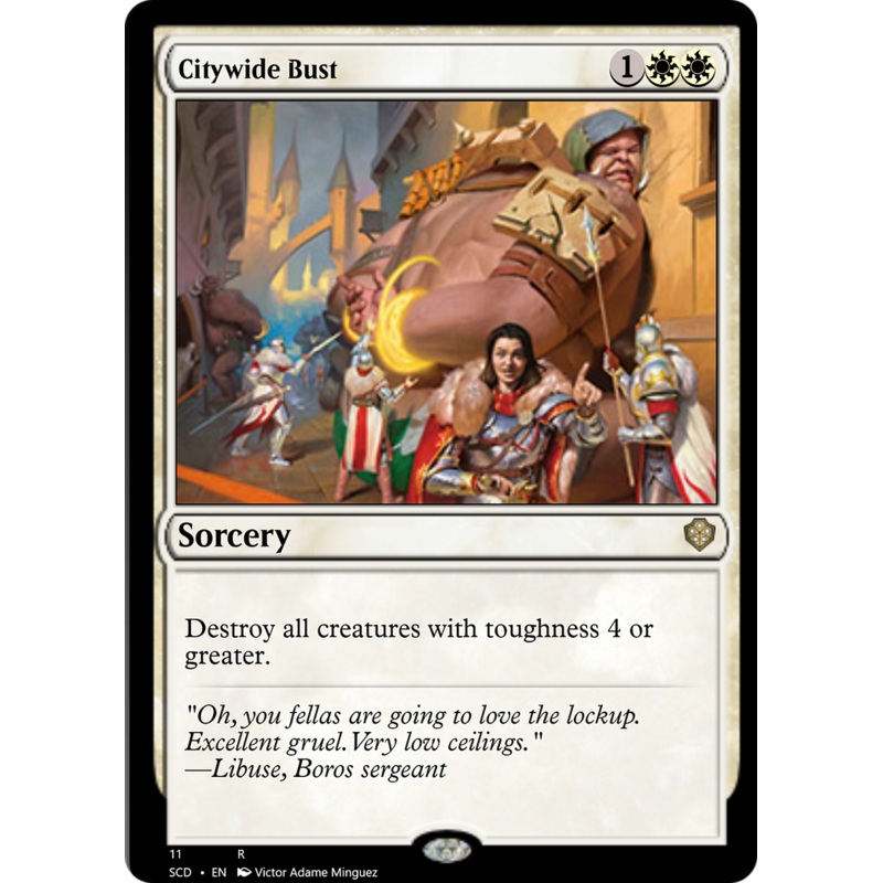 Citywide Bust [Starter Commander Decks]