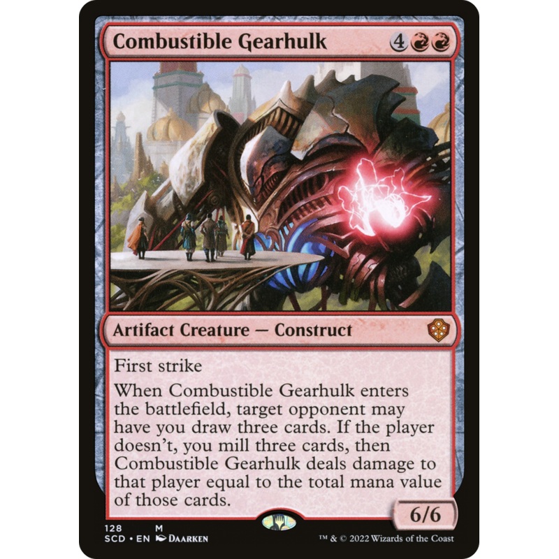 Combustible Gearhulk [Starter Commander Decks]