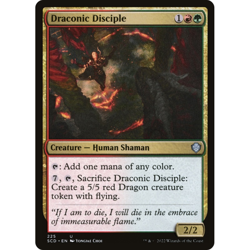 Draconic Disciple [Starter Commander Decks]