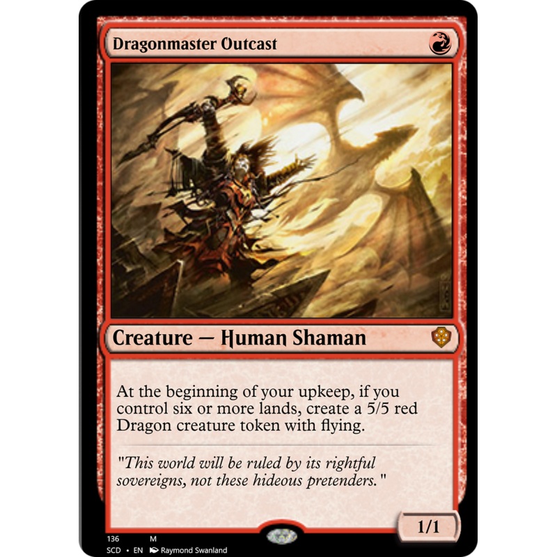 Dragonmaster Outcast [Starter Commander Decks]