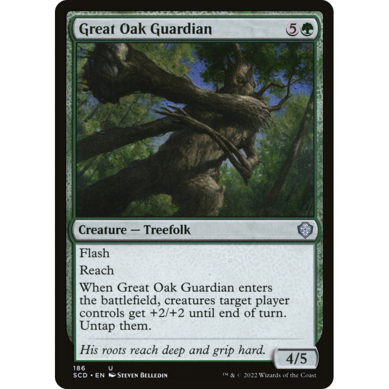 Great Oak Guardian [Starter Commander Decks]