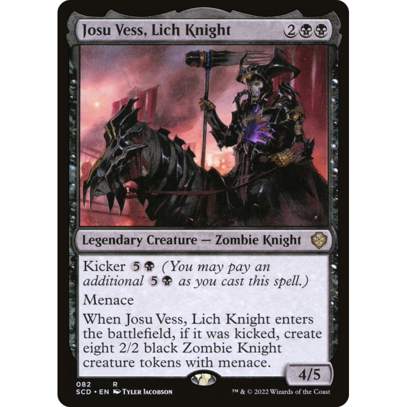 Josu Vess, Lich Knight [Starter Commander Decks]