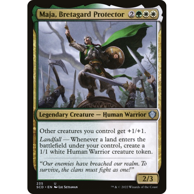 Maja, Bretagard Protector [Starter Commander Decks]