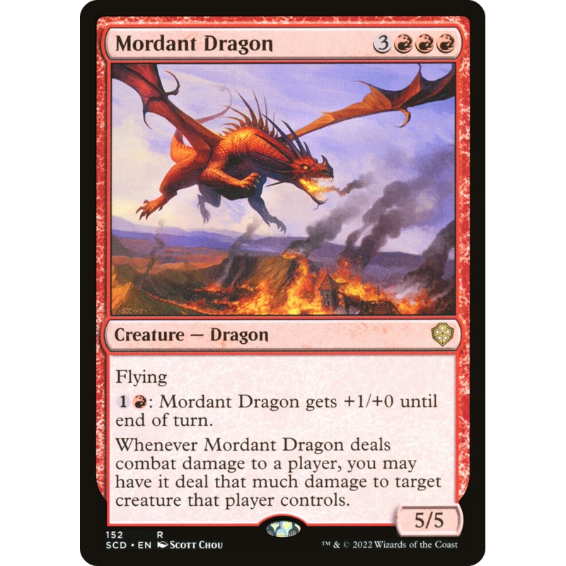 Mordant Dragon [Starter Commander Decks]