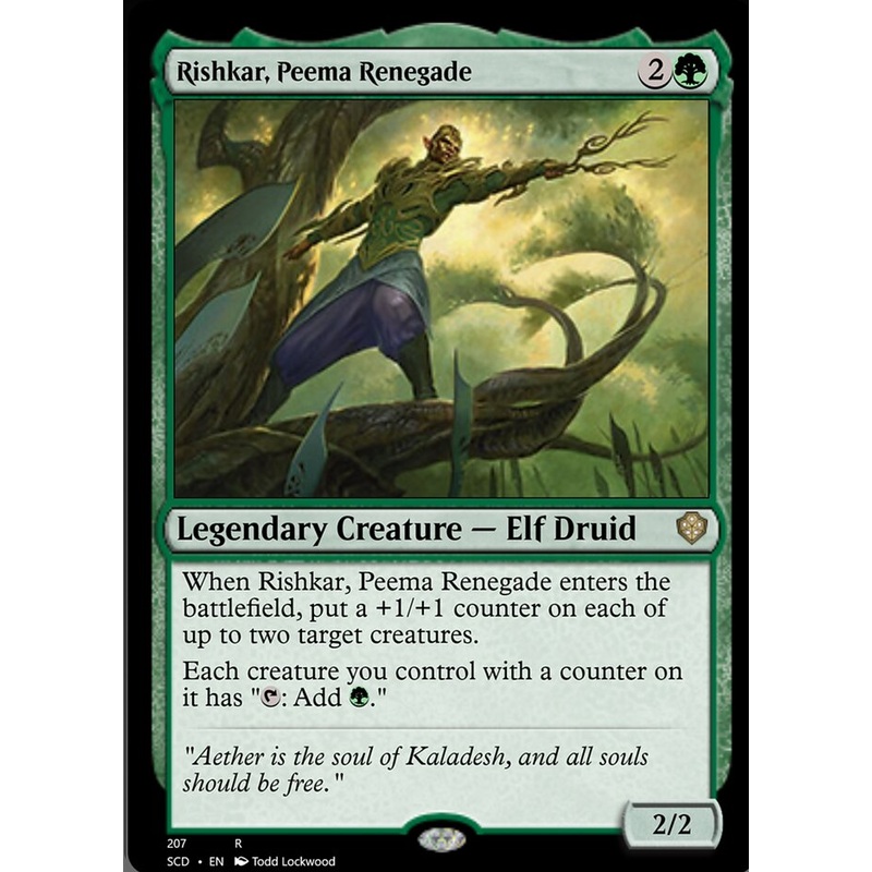Rishkar, Peema Renegade [Starter Commander Decks]