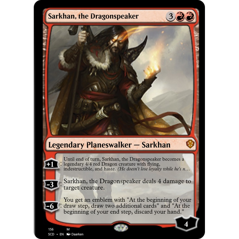 Sarkhan, the Dragonspeaker [Starter Commander Decks]