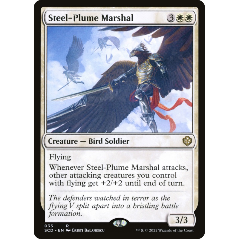 Steel-Plume Marshal [Starter Commander Decks]