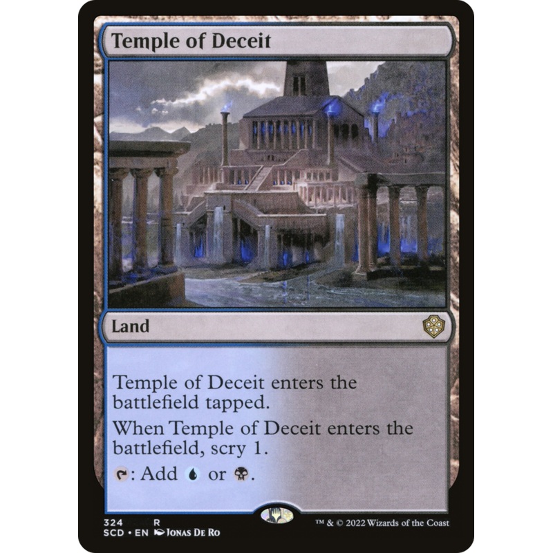 Temple of Deceit [Starter Commander Decks]
