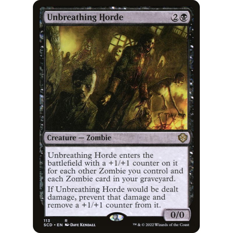 Unbreathing Horde [Starter Commander Decks]