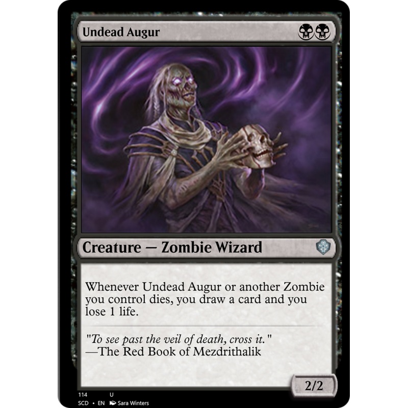 Undead Augur [Starter Commander Decks]