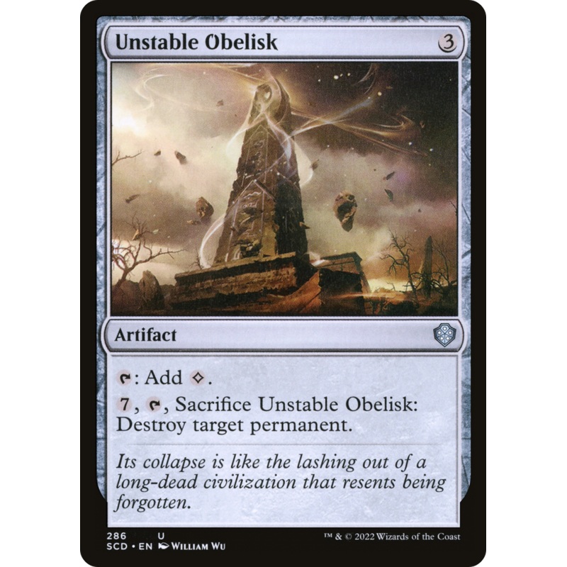 Unstable Obelisk [Starter Commander Decks]