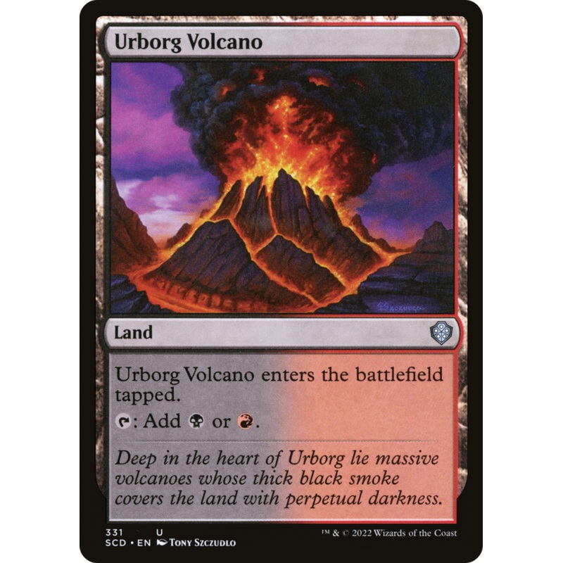 Urborg Volcano [Starter Commander Decks]