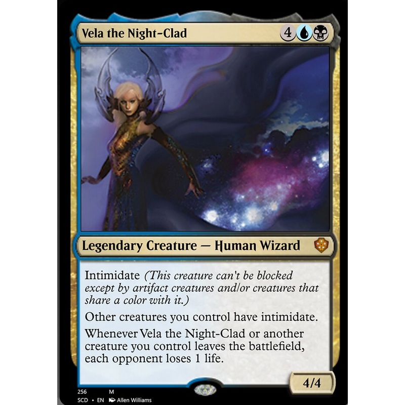 Vela the Night-Clad [Starter Commander Decks]
