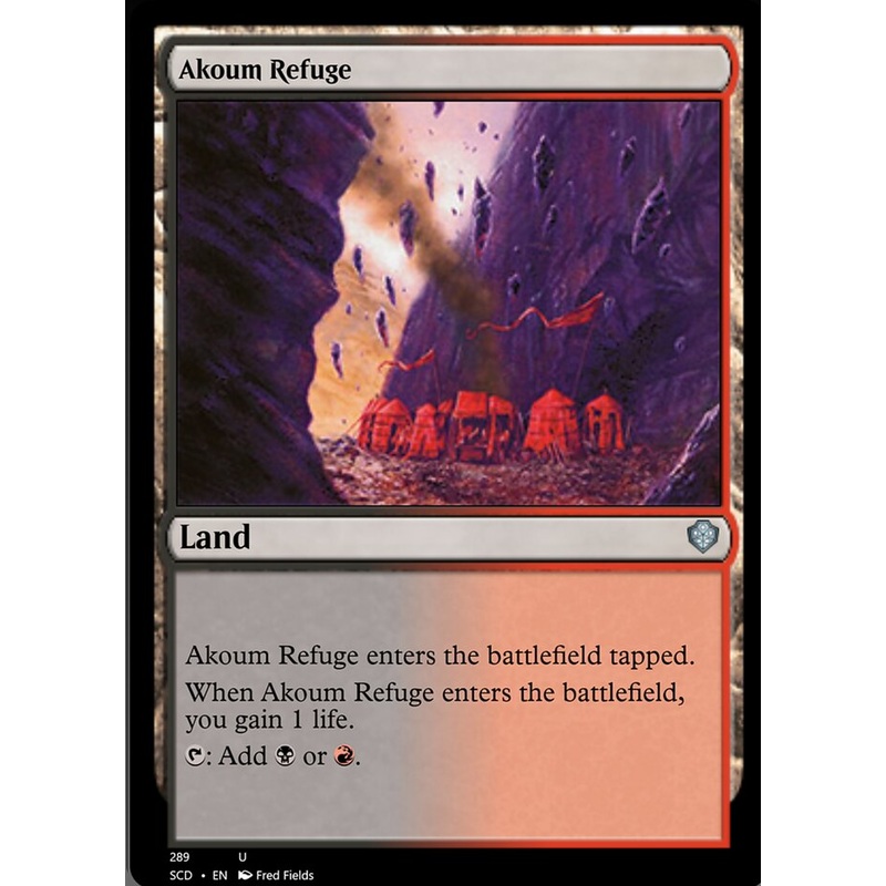 Akoum Refuge [Starter Commander Decks]