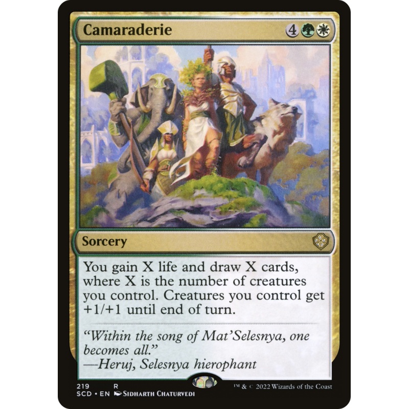Camaraderie [Starter Commander Decks]
