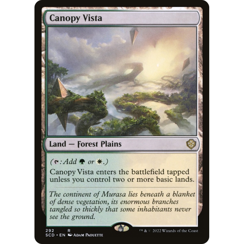Canopy Vista [Starter Commander Decks]