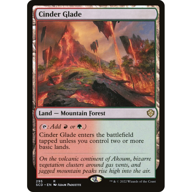 Cinder Glade [Starter Commander Decks]