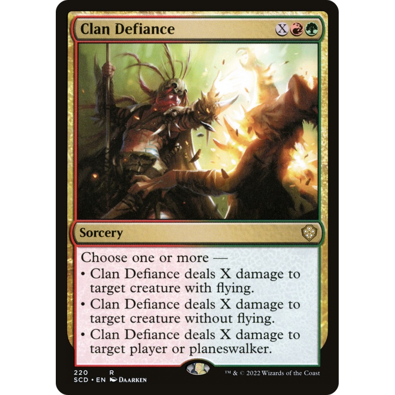 Clan Defiance [Starter Commander Decks]