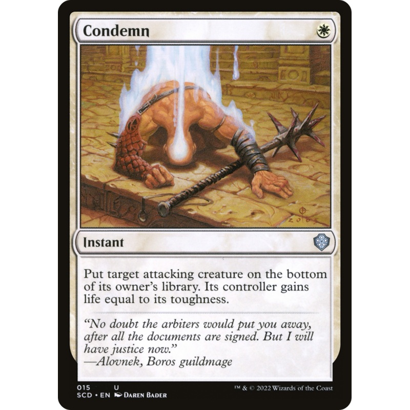 Condemn [Starter Commander Decks]