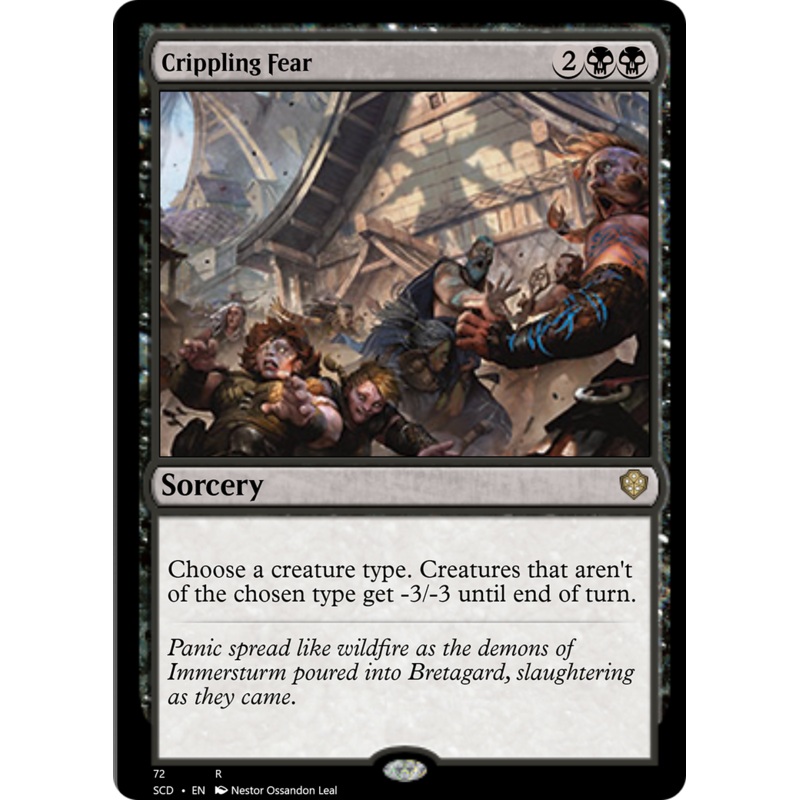 Crippling Fear [Starter Commander Decks]