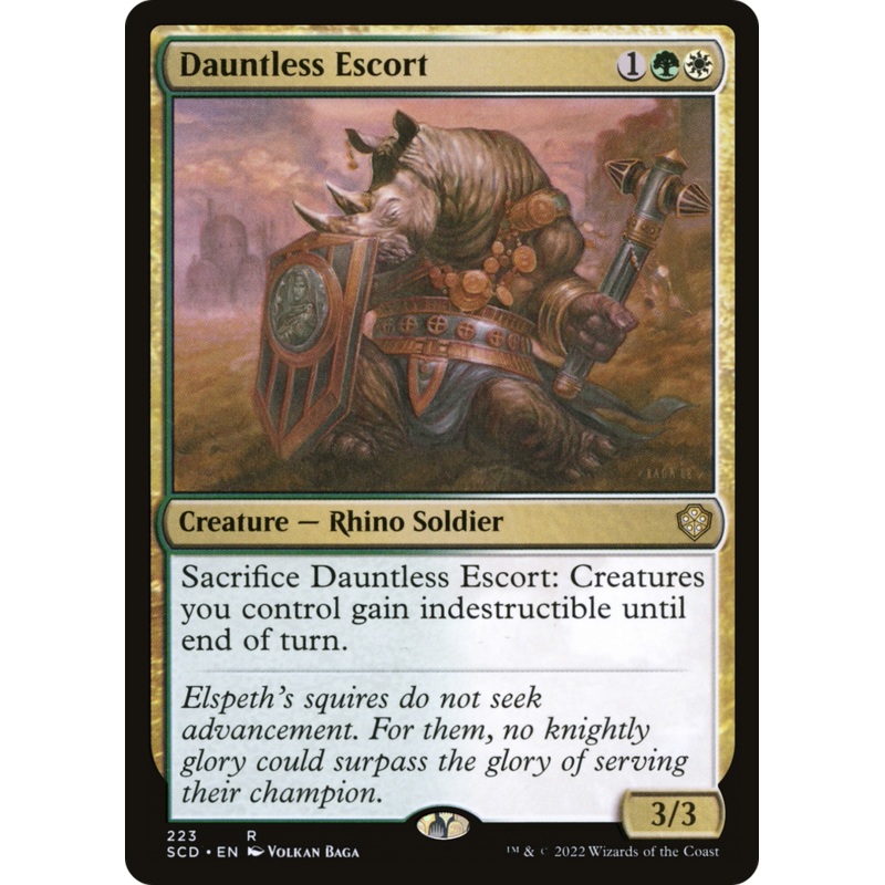 Dauntless Escort [Starter Commander Decks]