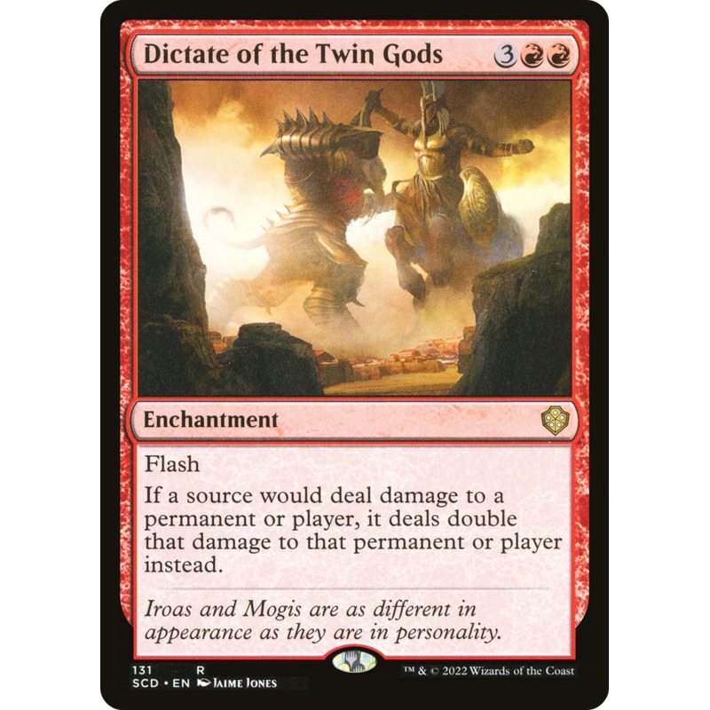 Dictate of the Twin Gods [Starter Commander Decks]