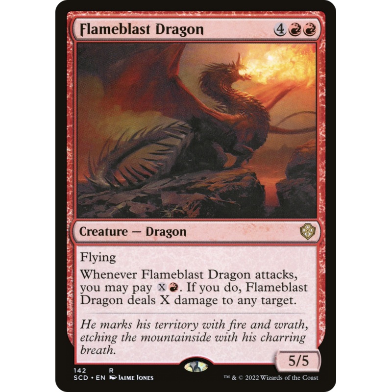 Flameblast Dragon [Starter Commander Decks]