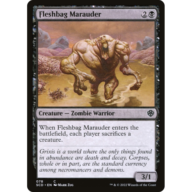 Fleshbag Marauder [Starter Commander Decks]
