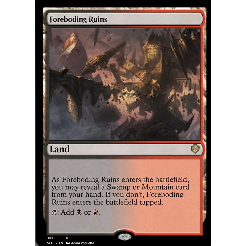Foreboding Ruins [Starter Commander Decks]