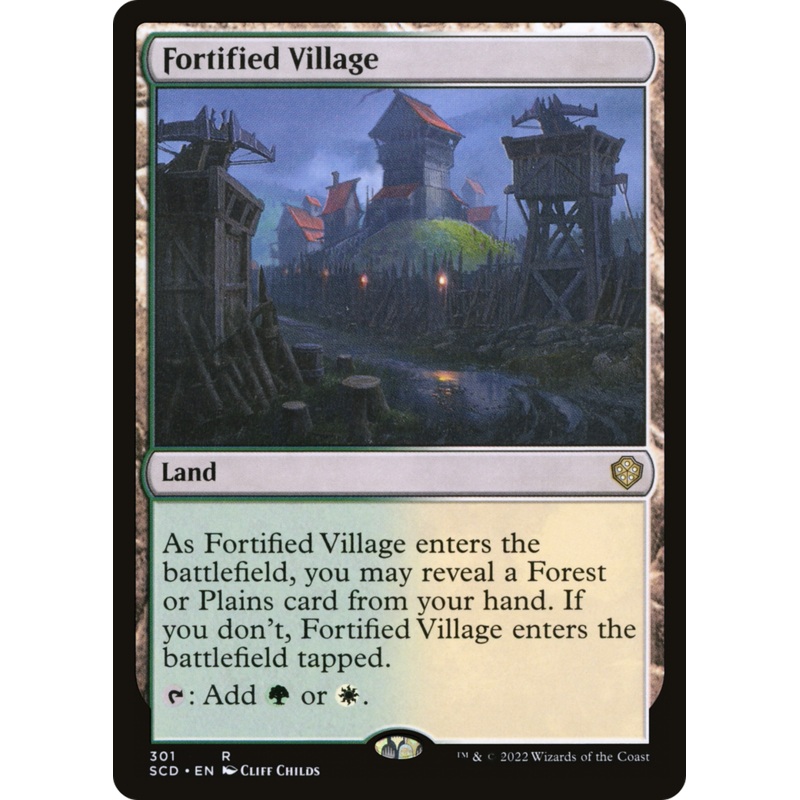 Fortified Village [Starter Commander Decks]