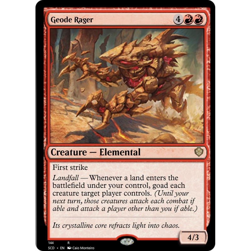 Geode Rager [Starter Commander Decks]