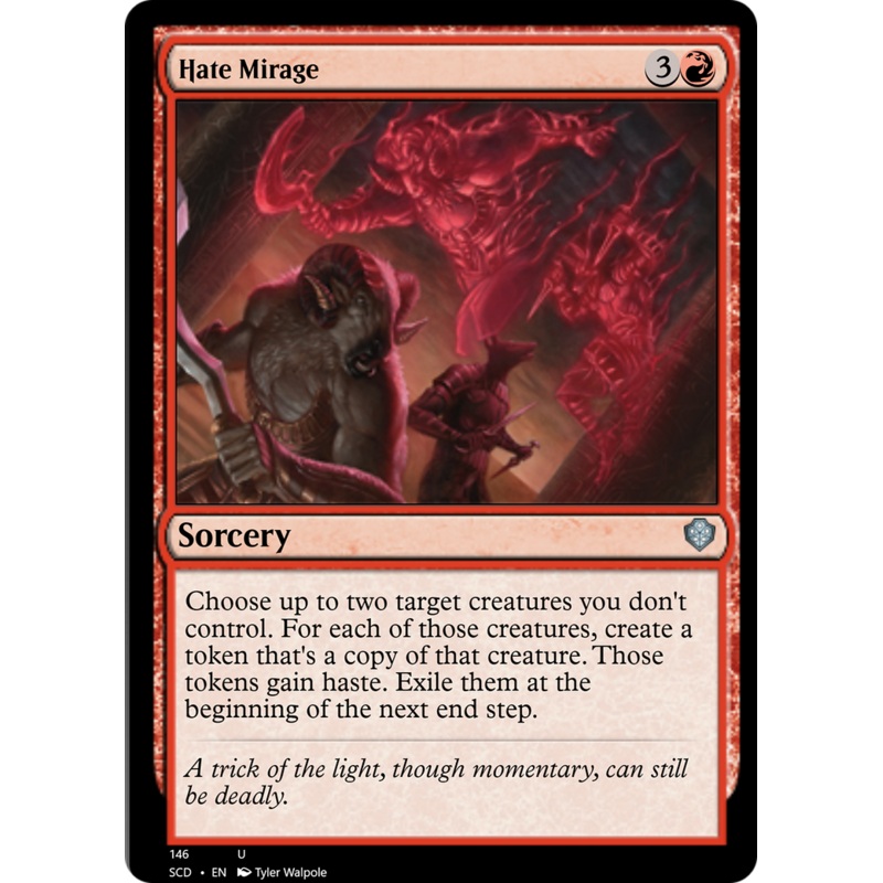 Hate Mirage [Starter Commander Decks]