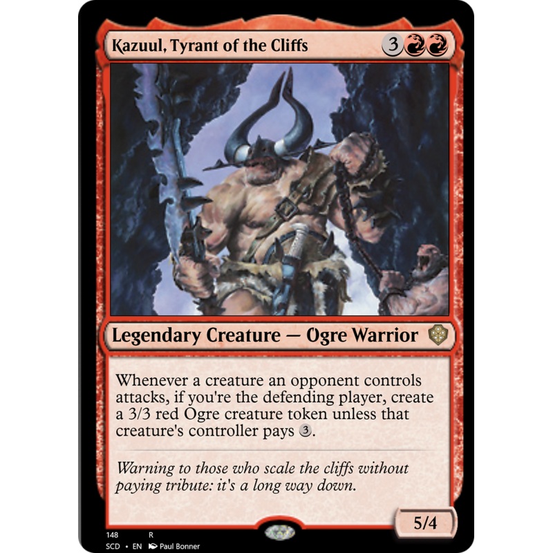 Kazuul, Tyrant of the Cliffs [Starter Commander Decks]