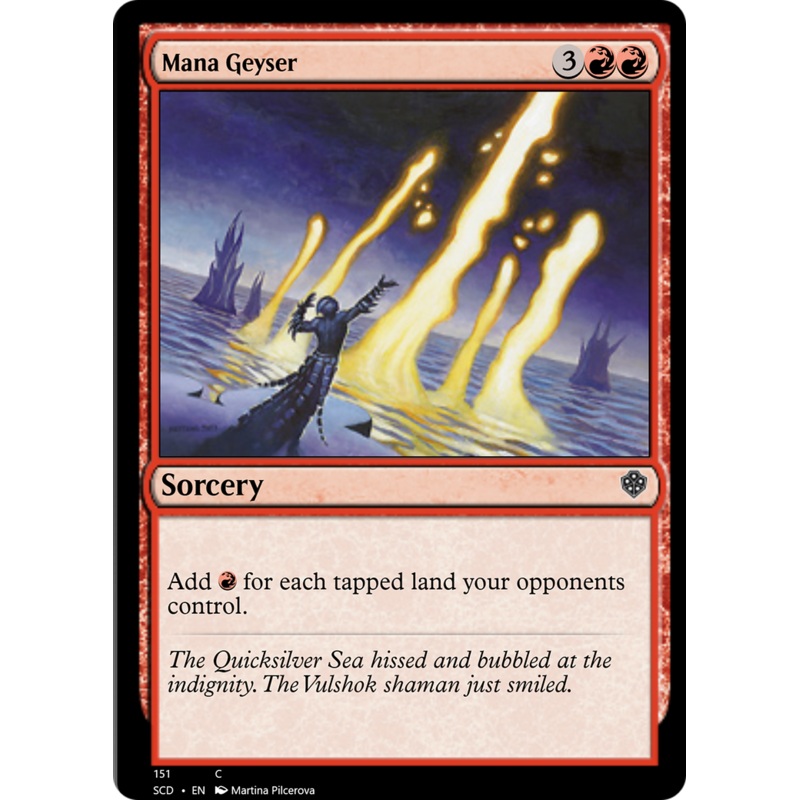 Mana Geyser [Starter Commander Decks]