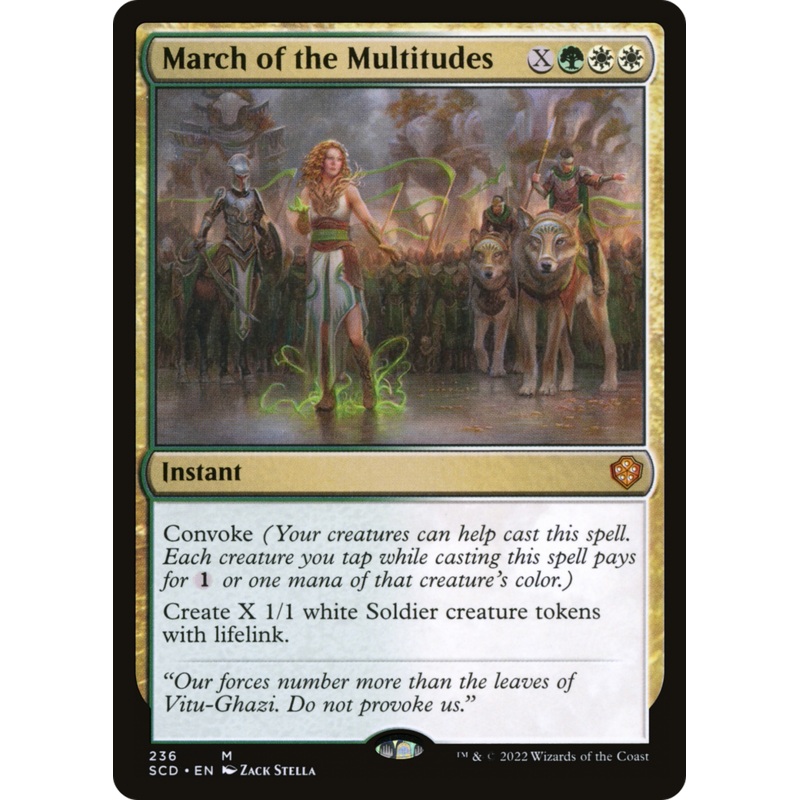 March of the Multitudes [Starter Commander Decks]