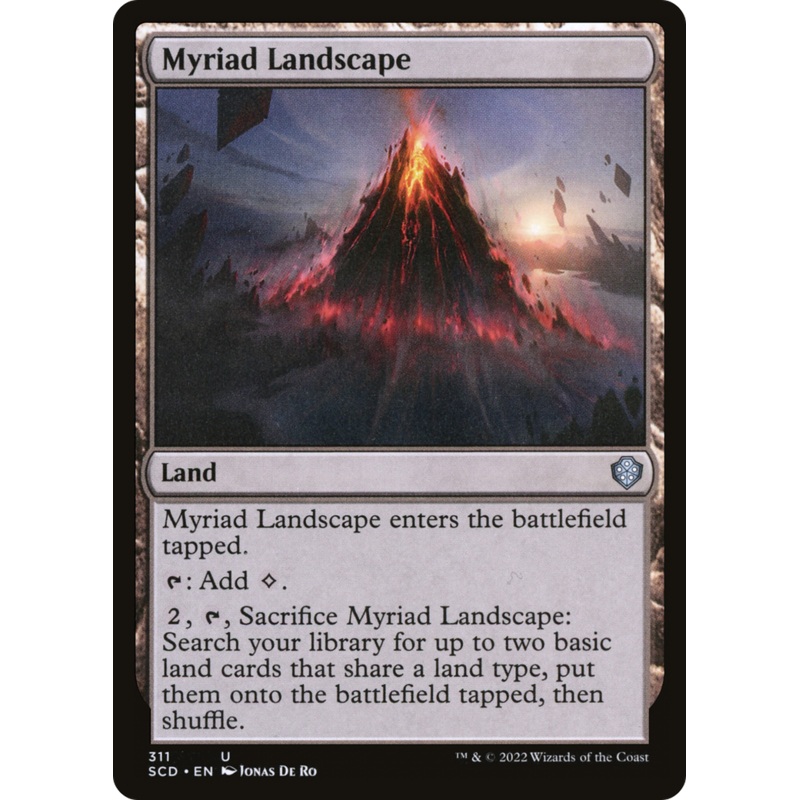 Myriad Landscape [Starter Commander Decks]