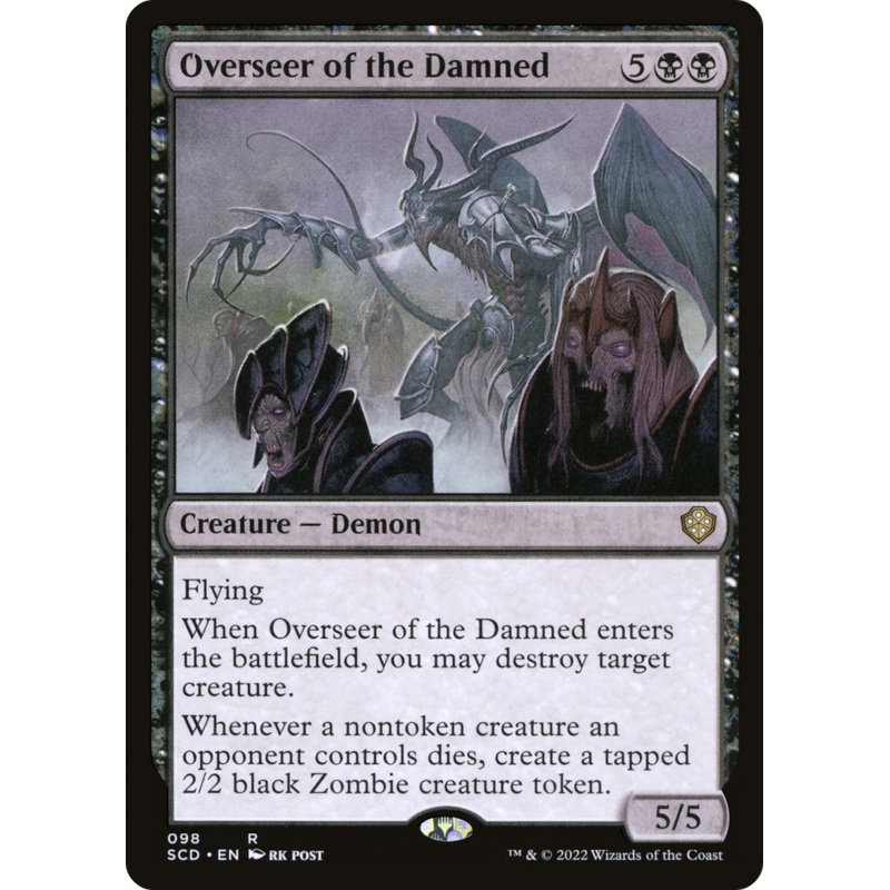 Overseer of the Damned [Starter Commander Decks]