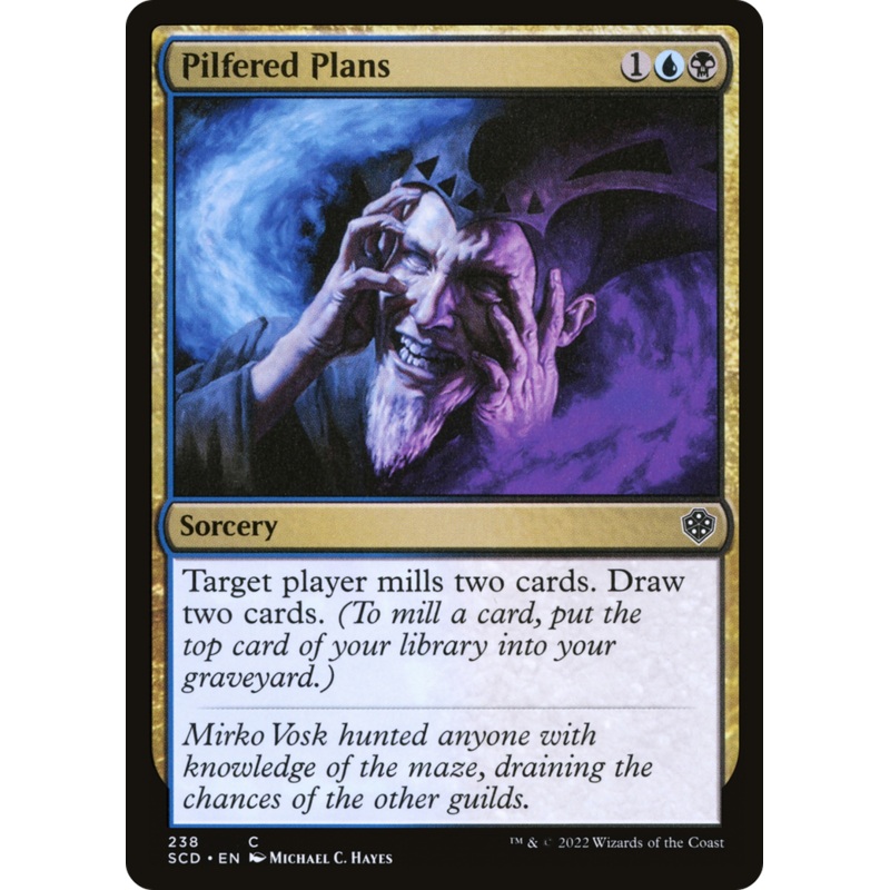 Pilfered Plans [Starter Commander Decks]