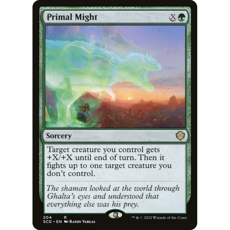 Primal Might [Starter Commander Decks]