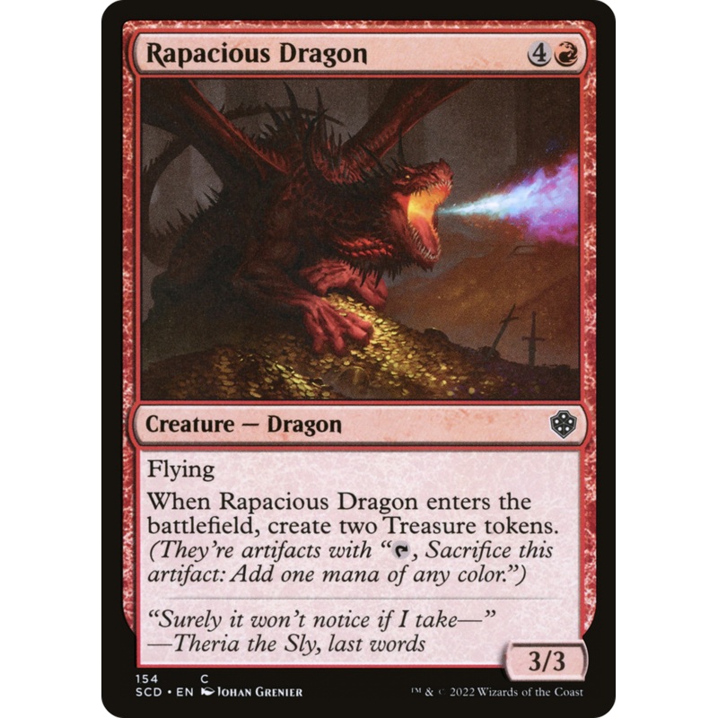 Rapacious Dragon [Starter Commander Decks]