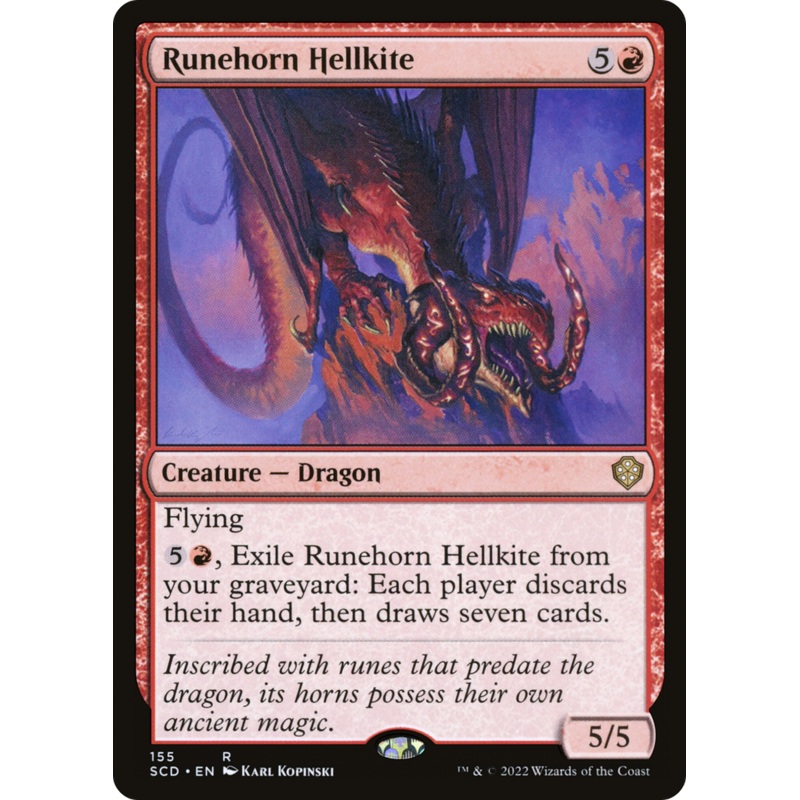 Runehorn Hellkite [Starter Commander Decks]