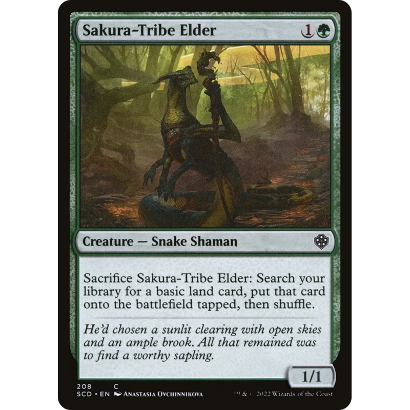 Sakura-Tribe Elder [Starter Commander Decks]
