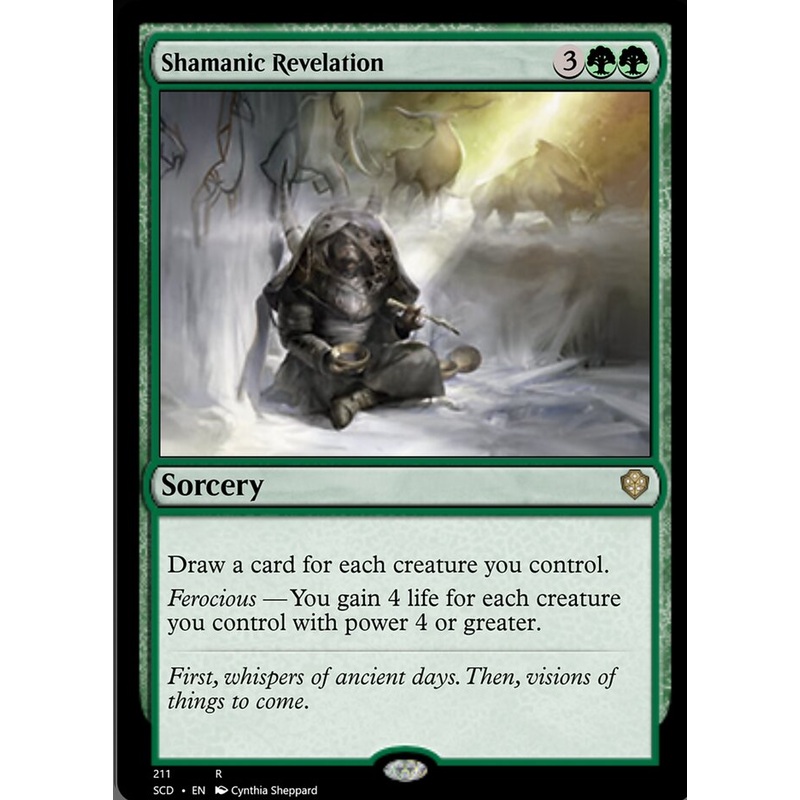 Shamanic Revelation [Starter Commander Decks]