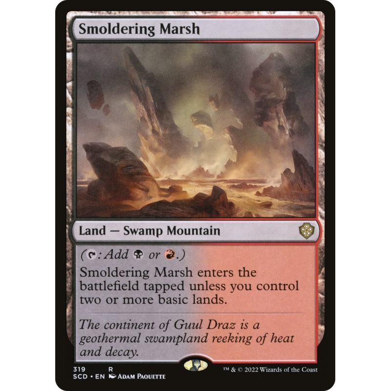 Smoldering Marsh [Starter Commander Decks]