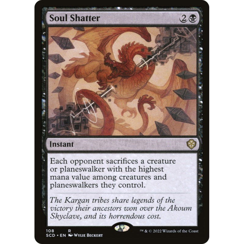 Soul Shatter [Starter Commander Decks]