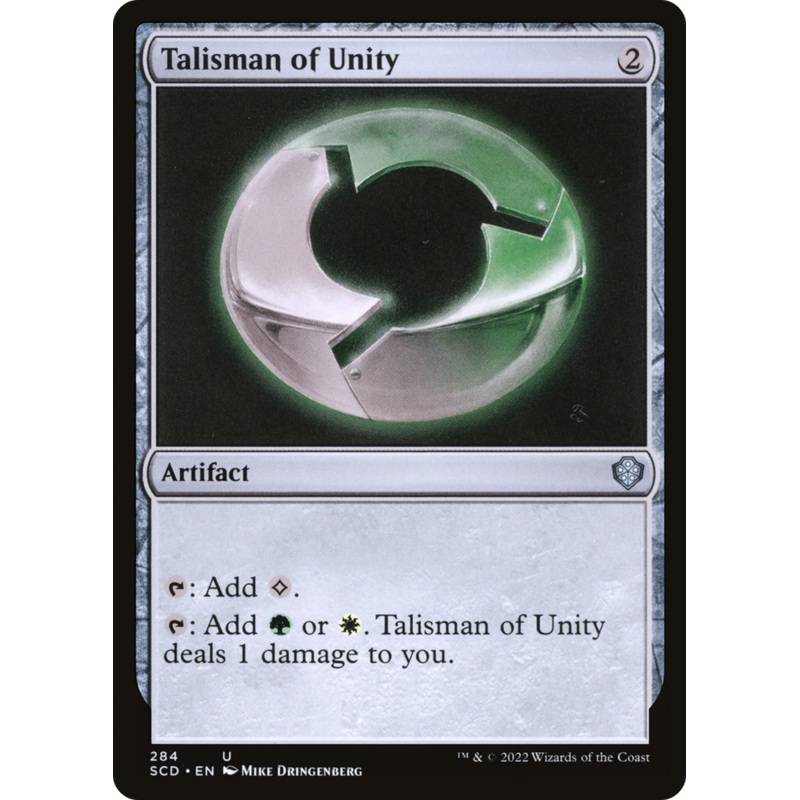 Talisman of Unity [Starter Commander Decks]