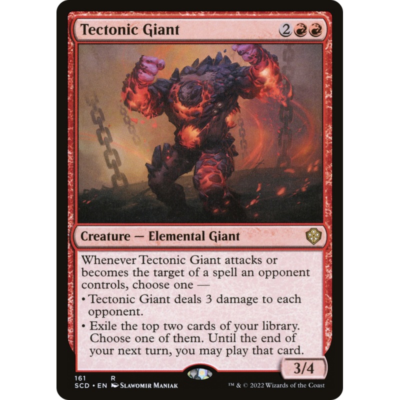 Tectonic Giant [Starter Commander Decks]