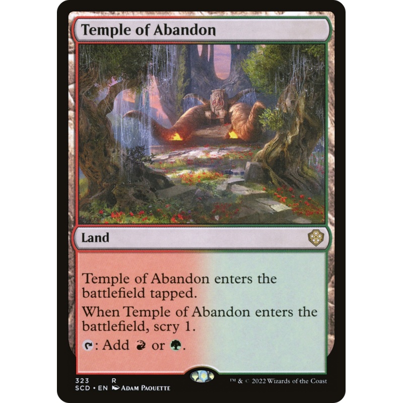 Temple of Abandon [Starter Commander Decks]